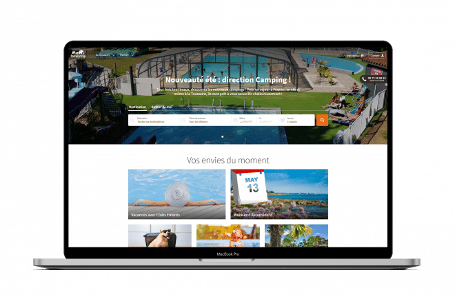 Maquette site web responsive Familytrip