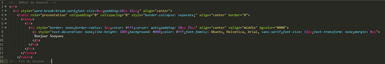 Bouton en HTML : 15 lignes