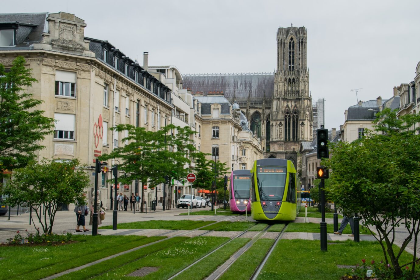 paysage urbain france tram